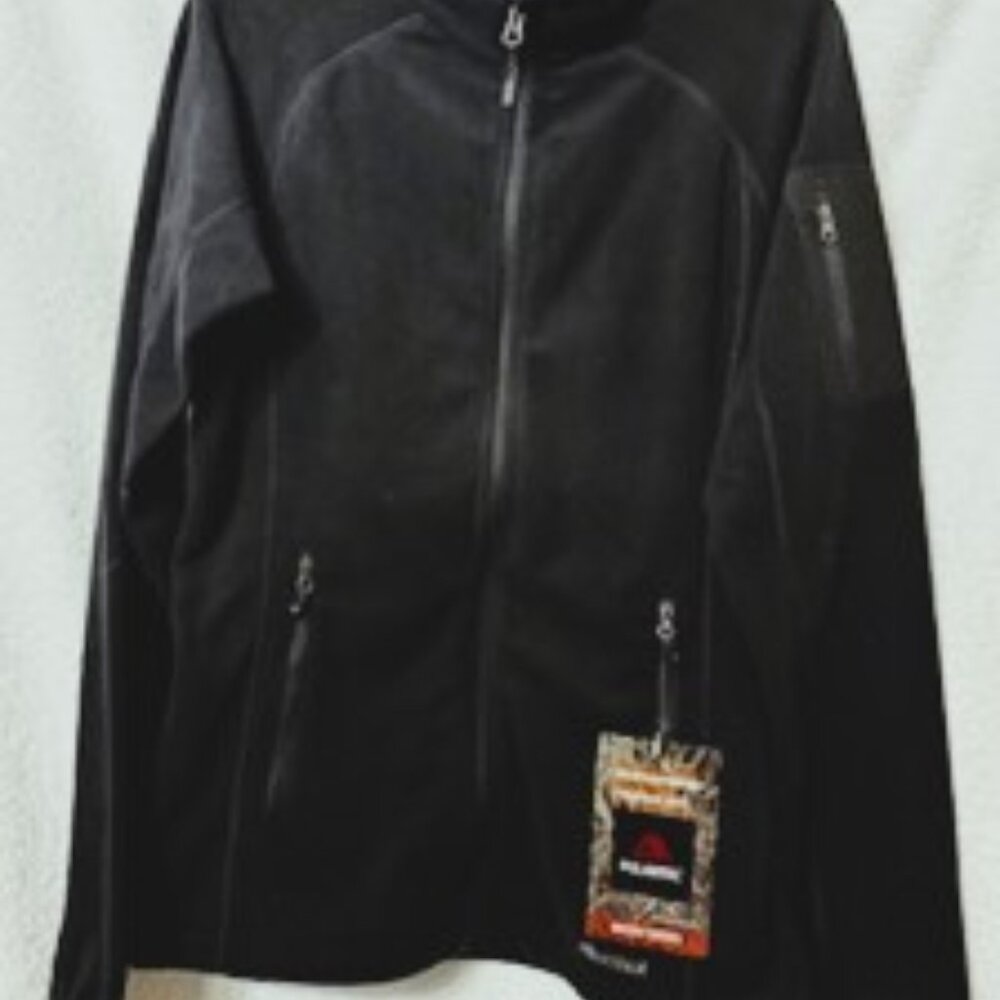 Marmot Polartec Micro series black fleece jacket Size M NWT